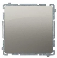 Wyłączniki światła i elektryczne - Kontakt Kontakt_Simon Przycisk pojedynczy zwierny bez piktogramu (moduł) 10AX. 250V. szybkozłącza satynowy BMP1.01/29 - miniaturka - grafika 1