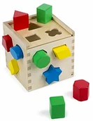 Sortery dla dzieci - Melissa & Doug Sablon  10575  kształt ortier kostka 575 - miniaturka - grafika 1