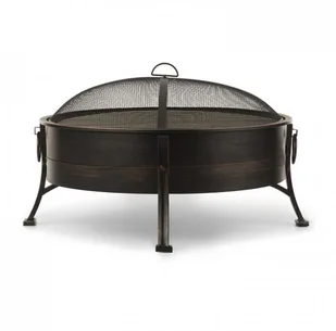 Blumfeldt Blumfeldt Catania Misa paleniskowa 2 w 1  80cm Osłona przed iskrami  70 cm grill stal styl antyczny GQ15-Catania - Paleniska ogrodowe - miniaturka - grafika 3