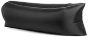 Materace dmuchane i koła do pływania - Lazy Bag SOFA materac LEŻAK na POWIETRZE czarny - miniaturka - grafika 1