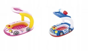 Bestway Łódeczka z daszkiem mix-auto 5_736436 - Materace dmuchane i koła do pływania - miniaturka - grafika 2