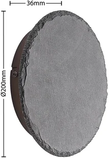 Lindby Lindby Peetu kinkiet LED, okrągły - Lampy ścienne - miniaturka - grafika 2