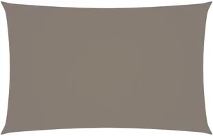vidaXL Prostokątny żagiel ogrodowy, tkanina Oxford, 2,5x5 m, taupe 135429 - Parasole ogrodowe - miniaturka - grafika 2