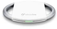 Ładowarki do telefonów - A Plus Bezprzewodowa ładowarka CellularLine WIRELESSPAD FAST CHARGER Qi standard WIRELESSPADIPHW) Biała - miniaturka - grafika 1