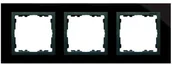 Klawisze i ramki - Simon Simon 82 Nature Ramka potrójna pozioma szklana czarna ramka pośrednia grafit 82837-32 TSI-82837-32 82837-32 - miniaturka - grafika 1