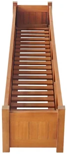 vidaXL Skrzynia na rośliny z drewna akacjowego, 150 x 30 25 cm - Donice - miniaturka - grafika 4