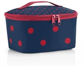 Torby i wózki na zakupy - Reisenthel Torba termiczna lanczówka Coolerbag S Pocket - mixed dots red RLG3075 - miniaturka - grafika 1