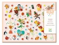 Djeco PARTY naklejki wypukłe 126 szt. DJ09080 - Przybory szkolne - miniaturka - grafika 5