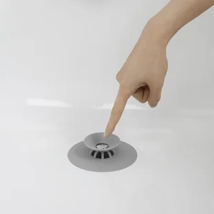Umbra Zatyczka do zlewu 8,9cm Flex szara 023464-918 - Akcesoria łazienkowe - miniaturka - grafika 4