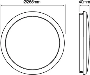 LED Line Plafon okrągły 220-240V 16W LUNAR MV 470584 - Żarówki LED - miniaturka - grafika 6