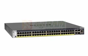 Netgear M4300-52G-POE+ MANAGED SWITCH APS550 48x1G PoE+ (GSM4352PA) (GSM4352PA-100NES) - Switche - miniaturka - grafika 2