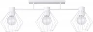 Lampy sufitowe - Sigma VIKI 3 31761 biała lampa sufitowa na 3 żarówki metalowe klosze loft do salonu 31761 - miniaturka - grafika 1