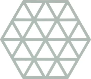 Zone Denmark Zone podkładka pod gorące naczynia Hexagon trójkąty 16 x 14 cm silikonowa jasnozielony (371033) - Pozostałe akcesoria kuchenne - miniaturka - grafika 2