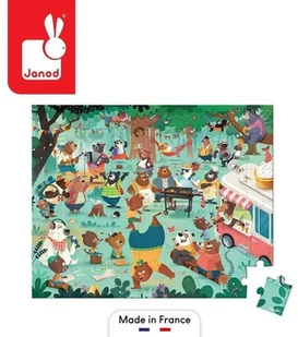 Janod Puzzle w walizce Rodzina misiów 54 elementy 5+ Made in France, solution-bc-7537-0 - Puzzle - miniaturka - grafika 2