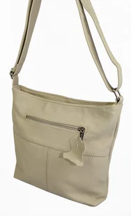 Magre (PL) Torebka Skórzana (PL) Iza Listonoszka Skóra Naturalna BEŻOWA - Torebki damskie - miniaturka - grafika 4