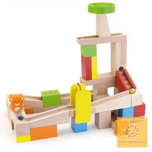 VIGA Drewniany duży kulodrom V51619 - Zabawki konstrukcyjne - miniaturka - grafika 5