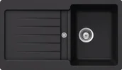 Zlewozmywaki - Schock Typos D-100 TYPD100AGNE jednokomorowy, kolor czarny - miniaturka - grafika 1