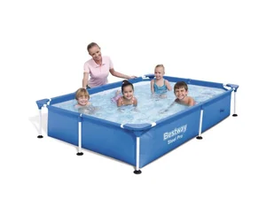 Bestway 56401 Steel propool 221 x 150 x 43 cm, ramie stalowej Pool, niebieski - Baseny ogrodowe - miniaturka - grafika 2