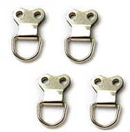 Części i akcesoria do maszyn rolniczych - Merriway Merriway BH02741 ramka na zdjęcia wiszący pierścień D - duży, niklowany, opakowanie 10 szt. BH02741 - miniaturka - grafika 1