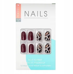 Tipsy Sztuczne Paznokcie Zdobione Wzory 24 szt 85 - Sztuczne paznokcie i akcesoria - miniaturka - grafika 5