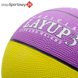 Meteor PIŁKA DO KOSZYKÓWKI LAYUP #3 ZIEL-FIOLET ZADZWOŃ 600-555-801 ! 07066 - Koszykówka - miniaturka - grafika 4
