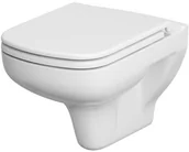 Miski WC - Cersanit Miska WC Colour bezkołnierzowa z deską duroplast wolnoopadającą SZCZ1001261608 - miniaturka - grafika 1