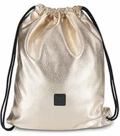 Plecaki worki - JT Berlin JT Berlin skórzana torba gimnastyczna dla dorosłych, uniseks, kolor złoty, standard 10575 - miniaturka - grafika 1