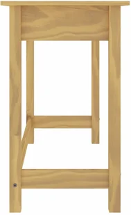 vidaXL Stolik konsola Hill Range, 2 szuflady, 110x45x74 cm, lita sosna vidaXL - Konsole i sekretarzyki - miniaturka - grafika 3