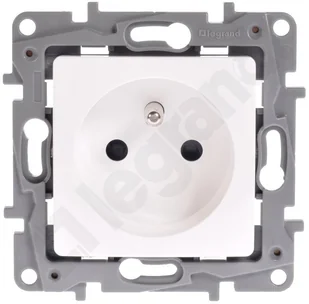 Legrand Gniazdo 2p+z 16a z przesłoną białe 664536 - Gniazdka elektryczne - miniaturka - grafika 6