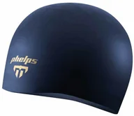 Pływanie - Aqua Sphere Phelps czepek Race Cap SA208EU0475 navy-gold - miniaturka - grafika 1