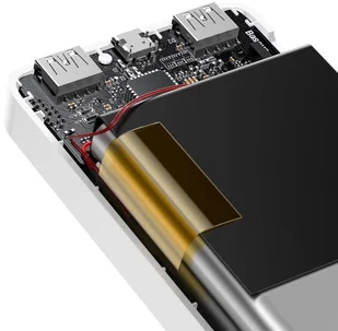 Baseus Bipow power bank 30000mAh 2x USB / USB Typ C / micro USB 15W biały (PPDML-K02) PPDML-K02 - Ładowarki do telefonów - miniaturka - grafika 9