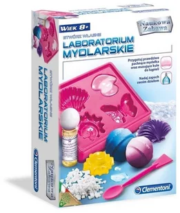 Clementoni Laboratorium mydlarskie, Naukowa Zabawa, - Mały naukowiec - miniaturka - grafika 2
