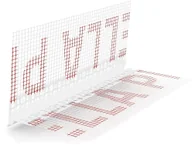 Styropian - Listwa Elewacyjna Pcv Okapnikowa Podtynkowa 2,5 m - miniaturka - grafika 1