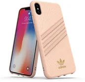 Etui i futerały do telefonów - Adidas Snap Case etui na Apple iPhone XS Max NA TYŁ TWORZYWO SZTUCZNE RÓŻOWY JASNY 37466 - miniaturka - grafika 1