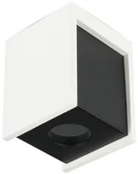 Oprawy, klosze i abażury - v-tac Oprawa V-TAC GIPS BETON GU10 Natynkowy Kwadrat Biały/Czarny VT-860 - miniaturka - grafika 1
