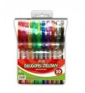 Długopisy - Penmate Długopis żelowy Kolori brokatowy 10 kol - miniaturka - grafika 1