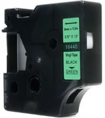 Etykiety do drukarek - Dymo JetWorld Taśma JetWorld zamiennik do drukarek etykiet Rhino 18440 9mm x 5,5m czarny na zielonym winylowa JWT-D18440N - miniaturka - grafika 1