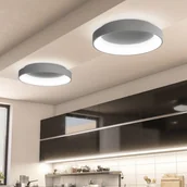 Lampy sufitowe - Wofi Lampa sufitowa LED Shay 3-Step-dim, szara, 39 cm - miniaturka - grafika 1