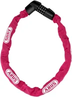 Łańcuchy rowerowe - Abus łańcuch z zamkiem Tresor 1385/85 coral - miniaturka - grafika 1