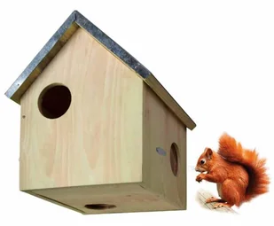 Esschert Design Domek dla wiewiórek WA10 Esschert Design - Akcesoria dla gryzoni - miniaturka - grafika 2