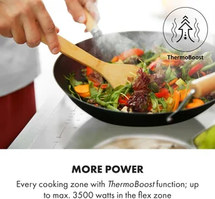 Płyta elektryczna do zabudowy Klarstein Delicatessa 77 Hybrid (CP4-Delicatessa77-HW) - Płyty elektryczne do zabudowy - miniaturka - grafika 9