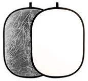 Blendy fotograficzne - joyart JOYART blenda składana 2w1 biało-srebrna 91x122 cm - miniaturka - grafika 1