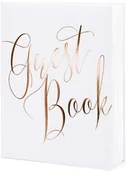 Gadżety na imprezę - PartyDeco Księga Gości "Guest Book", 20 x 24,5 cm, 22 kartki KWAP58-008-019R - miniaturka - grafika 1