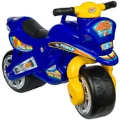 Jeździki dla dzieci - Enero Motorek Biegowy Jeździk Speed Enero 68x29x49/32cm Żółto Niebieski 5902431014074 - miniaturka - grafika 1