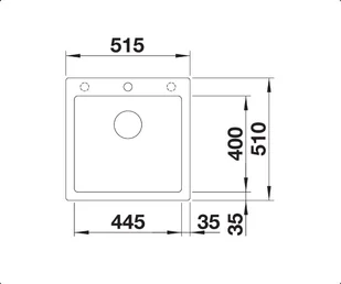 Blanco PLEON 5 SZAROŚĆ SKAŁY 521669 - Zlewozmywaki - miniaturka - grafika 3