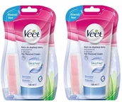 Depilacja - Veet krem depilacja ciała nóg Skóra Wrażliwa 2 szt - miniaturka - grafika 1