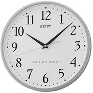 Zegary - Seiko unisex zegary ścienne z tworzywa sztucznego Srebrny qxr210s QXR210S - miniaturka - grafika 1