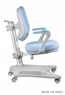 Unique-Meble Krzesło obrotowe GABBY niebieskie dziecięce, do biurka - Krzesła obrotowe dla dzieci - miniaturka - grafika 2