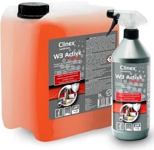 CLINEX Preparat CLINEX W3 Active SHIELD 1L 77-708, do mycia sanitariatów i łazienek CL77708 - Środki do kuchni i łazienki - miniaturka - grafika 2