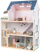 Domki dla lalek - PLAYTIVEJUNIOR PLAYTIVEJUNIOR Domek dla lalek XXL z akcesoriami - miniaturka - grafika 1